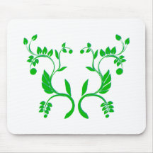 Ornament Zweige twigs Mousepad