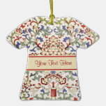 Ornamento chino floral adorno para reyes