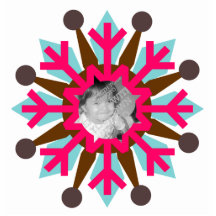 Ornamento colorido del navidad de la foto del copo esculturas fotográficas