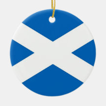 Ornamento con la bandera de Escocia Ornamentos De Reyes