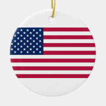 Ornamento con la bandera de Estados Unidos Adornos