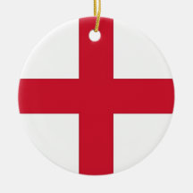 Ornamento con la bandera de Inglaterra Adorno Para Reyes