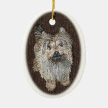 Ornamento de CairnTerrier Ornamentos De Reyes Magos