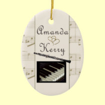 Ornamento de encargo para Kerry y Amanda adornos