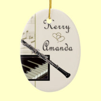 Ornamento de encargo para Kerry y Amanda adornos