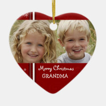 Ornamento de la abuela de las Felices Navidad de l Adornos
