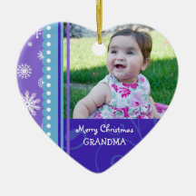 Ornamento de la abuela de las Felices Navidad de l Adorno