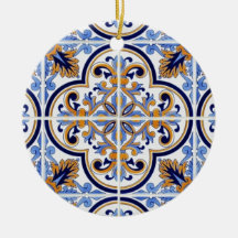 Ornamento de la baldosa cerámica ornamentos de reyes magos