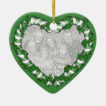 Ornamento de la foto del navidad ornamento de navidad