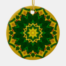 Ornamento de la guirnalda del fractal ornamentos de reyes magos