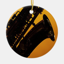 Ornamento de la imagen del saxofón adorno de reyes