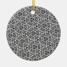 Ornamento de la moda II de BW Ornamento De Navidad