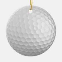 Ornamento de la pelota de golf ornamentos de reyes