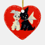 Ornamento de la tarjeta del día de San Valentín de Adornos
