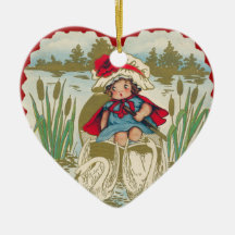 Ornamento de la tarjeta del día de San Valentín de Ornamentos De Navidad