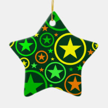 Ornamento de las ESTRELLAS y de los CÍRCULOS - per Ornamento De Navidad