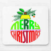 Ornamento de las Felices Navidad Tapetes De Ratones