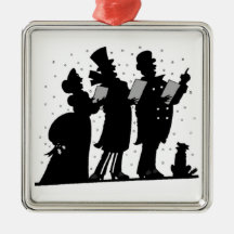 Ornamento de los Carolers del navidad Ornamentos De Navidad