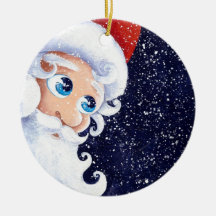 Ornamento de Papá Noel del navidad Adorno De Navidad