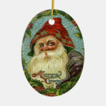 Ornamento de Papá Noel del vintage Adorno Para Reyes
