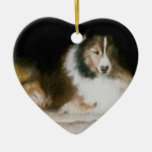 Ornamento de Sheltie Adornos De Navidad