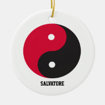 Ornamento de Ying Yang Adornos De Navidad