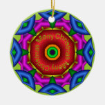 Ornamento decorativo del navidad con el texto redo adornos