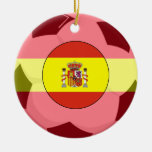 Ornamento del aficionado al fútbol de España campe Ornamento Para Reyes Magos