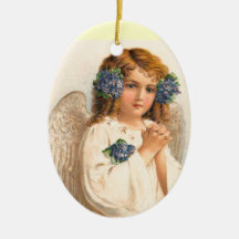 Ornamento del ángel de Pascua del vintage Adornos De Navidad