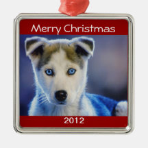 Ornamento del animal de las Felices Navidad Ornato