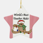 Ornamento del asistente del profesor del mundo del adornos