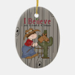 Ornamento del Cowpoke de Lil del navidad del país Adorno Para Reyes