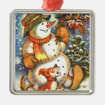 Ornamento del muñeco de nieve adornos de navidad