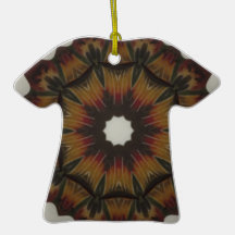 Ornamento del navidad de la camiseta del caleidosc ornatos