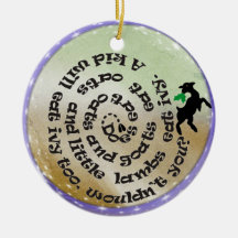 ORNAMENTO DEL NAVIDAD DE LA CANCIÓN DEL POEMA DE L ADORNO