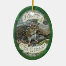 Ornamento del navidad del Chipmunk Ornamento De Reyes Magos