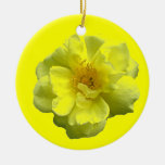 Ornamento del navidad del rosa amarillo ornaments para arbol de navidad