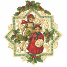 Ornamento del navidad del Victorian Escultura Fotografica