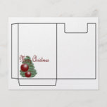 ORNAMENTO DEL NAVIDAD FLYER A TODO COLOR