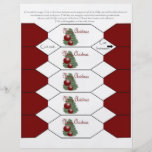 ORNAMENTO DEL NAVIDAD TARJETAS PUBLICITARIAS