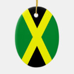 Ornamento del óvalo de la bandera de Jamaica Adorno