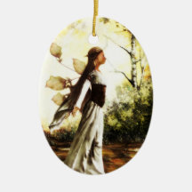 "Ornamento del paseo del otoño" Adorno De Navidad