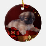 Ornamento del perrito de Pekingese Ornamentos De Reyes
