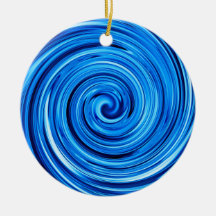 Ornamento del remolino del agua adorno de navidad