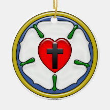 Ornamento del rosa de Luther Adorno