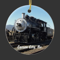 Ornamento del tren del vapor de Carson City, Nevad adornos