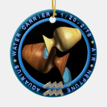 Ornamento del zodiaco del acuario de Valxart Adornos