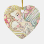 Ornamento dulce de la mamá y del niño adorno
