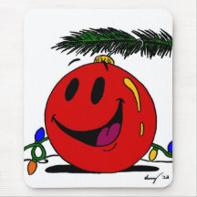 Ornamento feliz Mousepad Alfombrillas De Raton