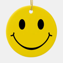 Ornamento feliz sonriente de la cara ornatos